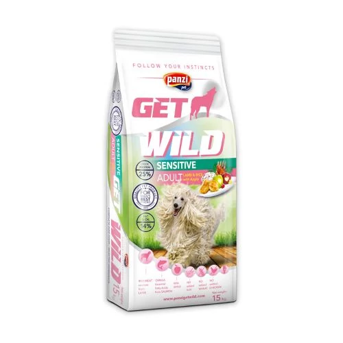 Panzi GetWild Adult Sensitive Lamb&Rice with Apple 15+1,5kg