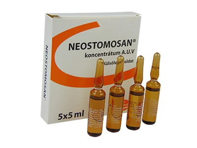 Neostomosan koncentrátum ampullában 5x5 ml
