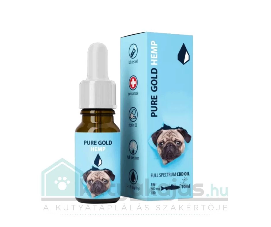 Pure Gold Hemp CBD olaj 5% - 10ml