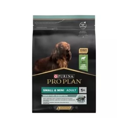 Purina Pro Plan Small & Mini Adult Sensitive Digestion bárányban gazdag száraz kutyaeledel 7 kg