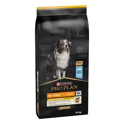 Purina Pro Plan All Sizes Adult Light/Sterilised White Fish 14kg