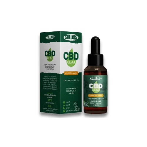 SullerZ CBD Olaj 500mg Kutyáknak és Macskáknak 10ml