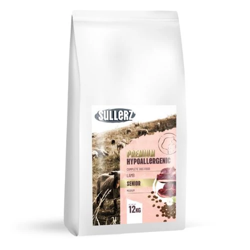 SullerZ Premium Hypoallergenic Senior Lamb (Bárány) Kutyatáp 12 kg