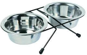 Trixie Tál Szett Fém Állványon 0.45l/12cm