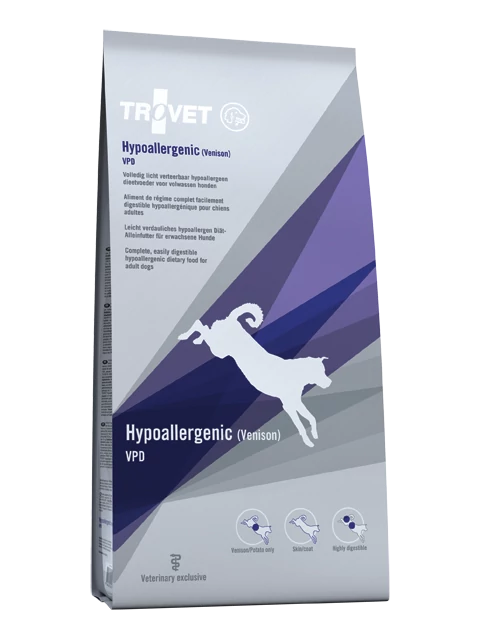 Trovet Hypoallergenic Venison&Potato Diet/VPD száraztáp kutyáknak 3 kg