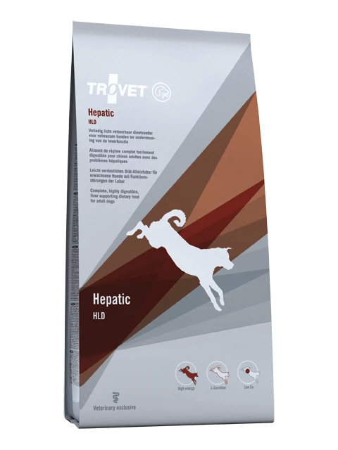 Trovet Hepatic /HLD Májkímélő diétás száraztáp kutyáknak 3 kg