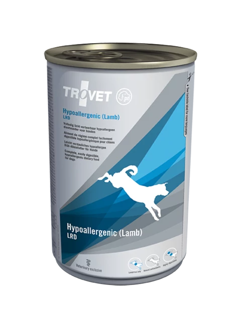 Trovet Hypoallergenic Lamb&Rice Diet/LRD konzerv kutyáknak 400 g