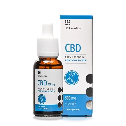 USA M CBD olaj kutyáknak és macskáknak 500 mg CBD / 30 ml