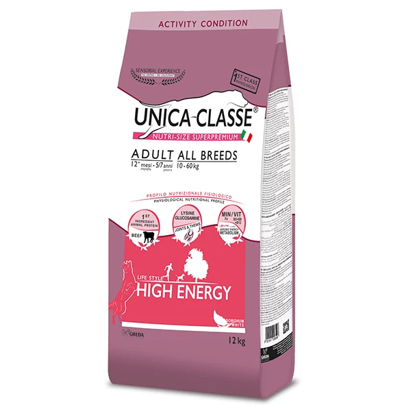 Unica Adult High Energy 12kg kutyatáp