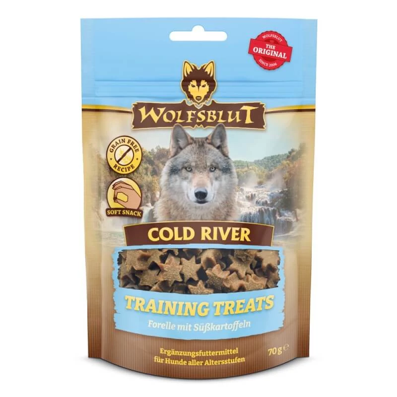 Wolfsblut Cold River Training Treats - pisztráng édesburgonyával 70g