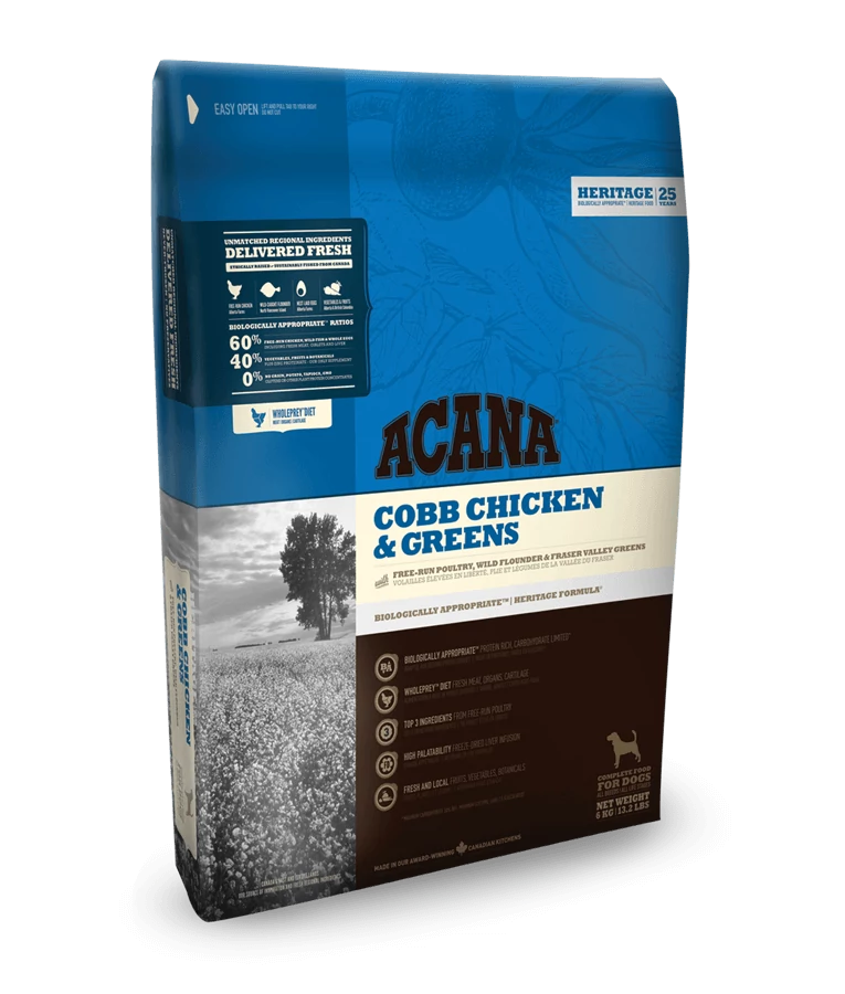 ACANA Cobb Chicken & Greens 11,4 kg kutyatáp