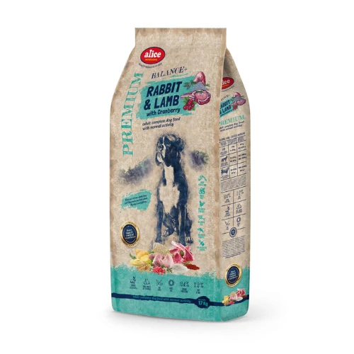 Alice PROFESSIONAL Adult Balance Rabbit&Lamb with cranberry 17kg