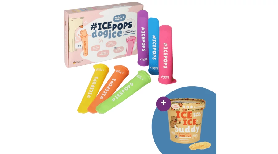 Fagyikészítő csomag (ICEPOP + sütőtökös-banános kutyafagyi)