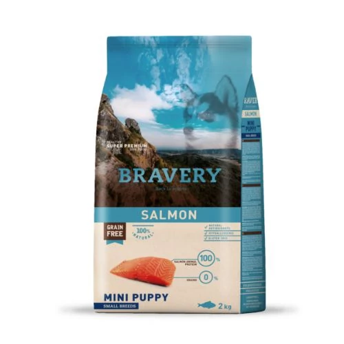 Bravery Salmon Mini Puppy Small Breeds 2 kg kutyatáp