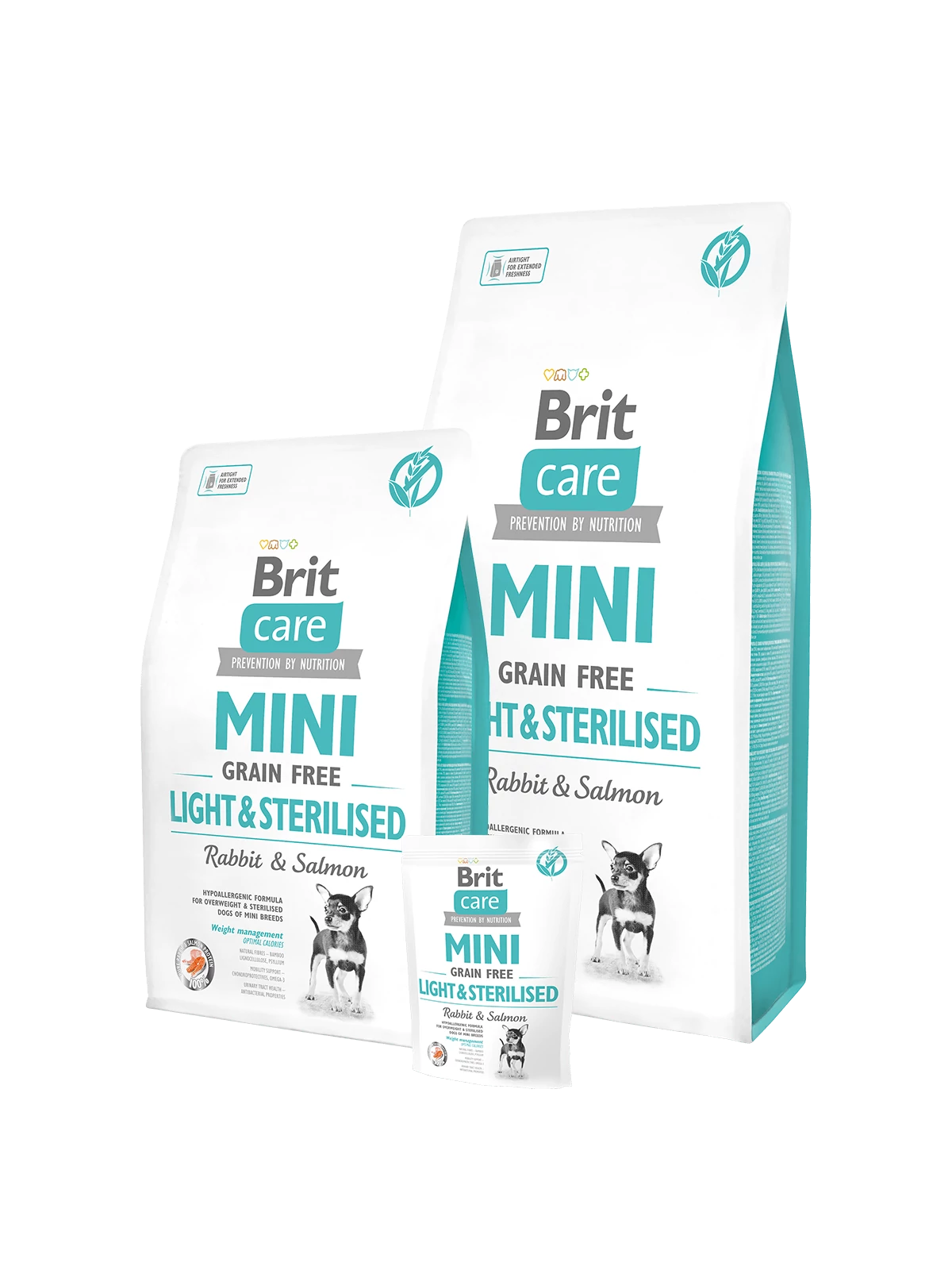 Brit Care Mini Light & Sterilised Rabbit & Salmon 7kg