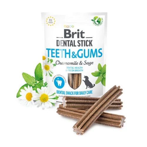 Brit Dental Stick Teeth & Gums with Chamomile & Sage 251g