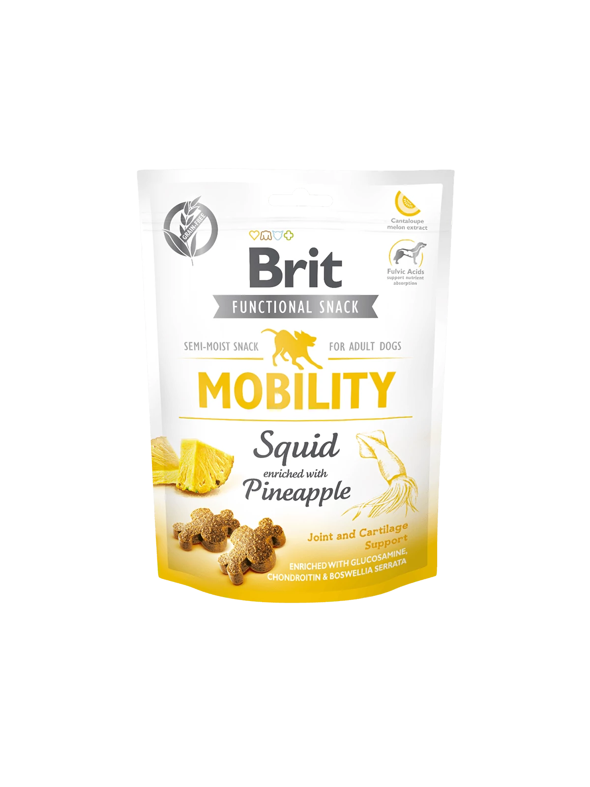 Brit Care Dog Functional Snack Mobility Squid 150 g