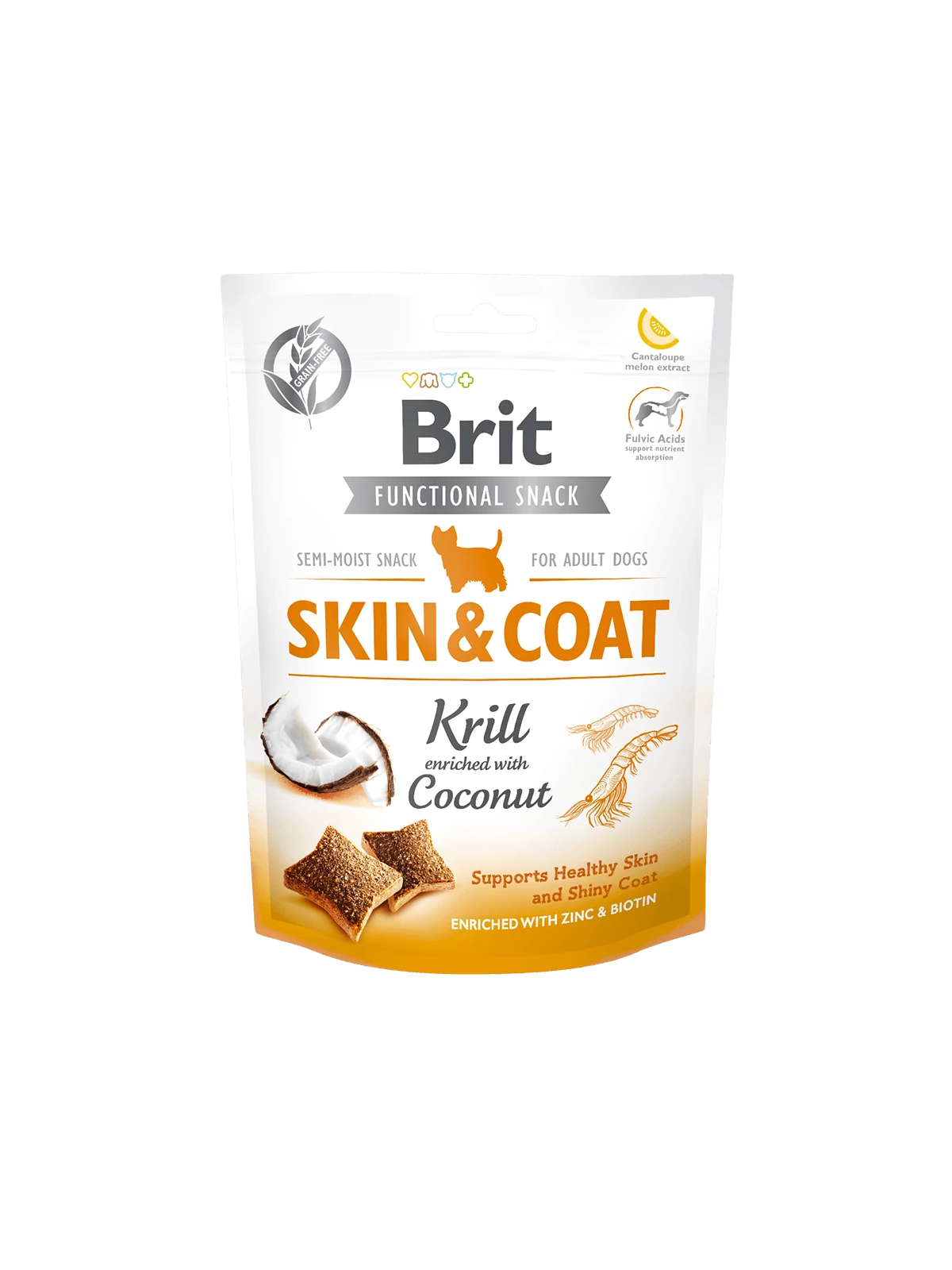 Brit Care Dog Functional Snack Skin&Coat Krill 150 g