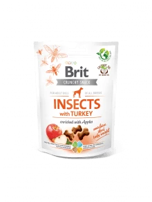 Brit Care Crunchy Cracker Insects with Turkey and Apples 200 g