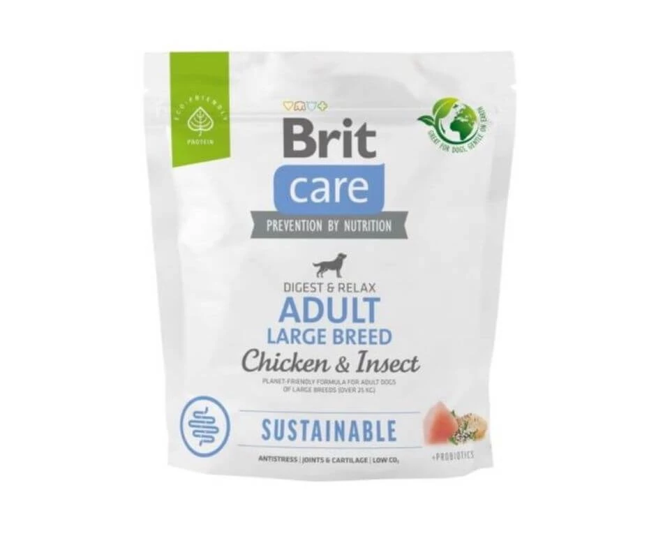 Brit Care Sustainable Adult Large Breed Chicken & Insect 1 kg