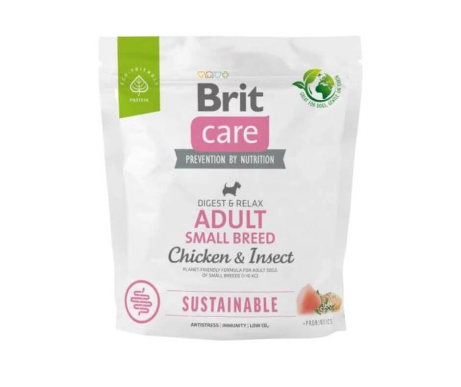Brit Care Sustainable Adult Small Breed Chicken & Insect 1 kg