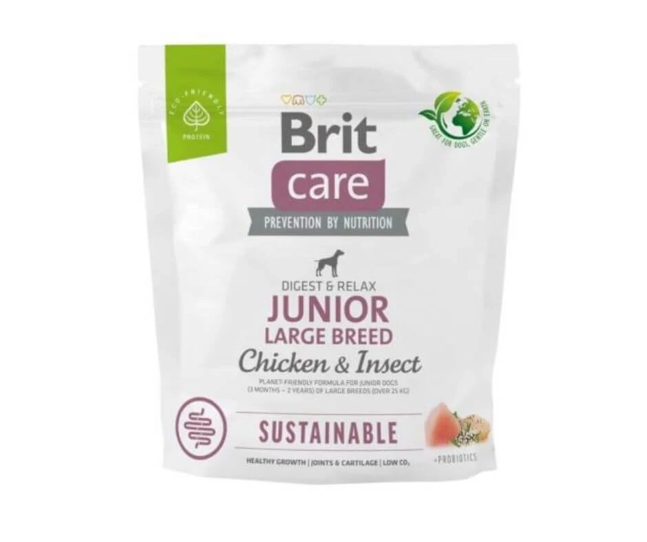 Brit Care Sustainable Junior Large Breed Chicken & Insect 1 kg