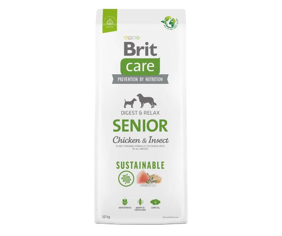 Brit Care Sustainable Senior Chicken & Insect 2x12 kg