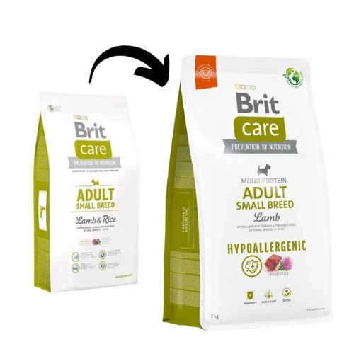 Brit Care Adult Small Breed Lamb & Rice 1 kg kutyatáp