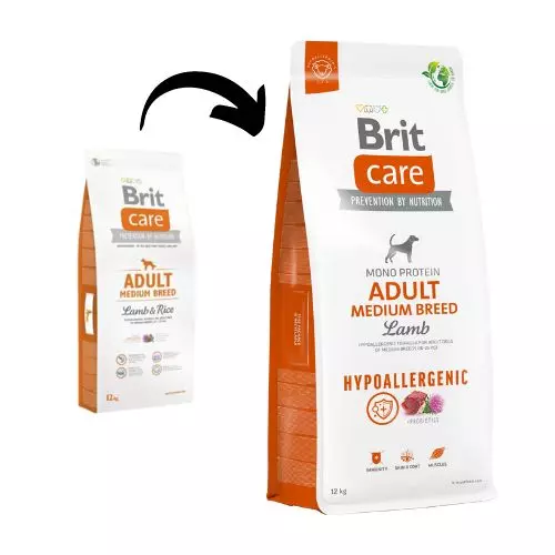 Brit Care Adult Medium Breed Lamb & Rice 1 kg kutyatáp