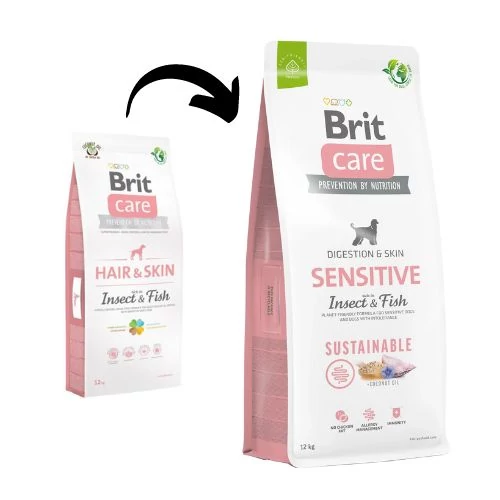 Brit Care Grain-free Adult Hair&Skin Insect&Fish 1kg