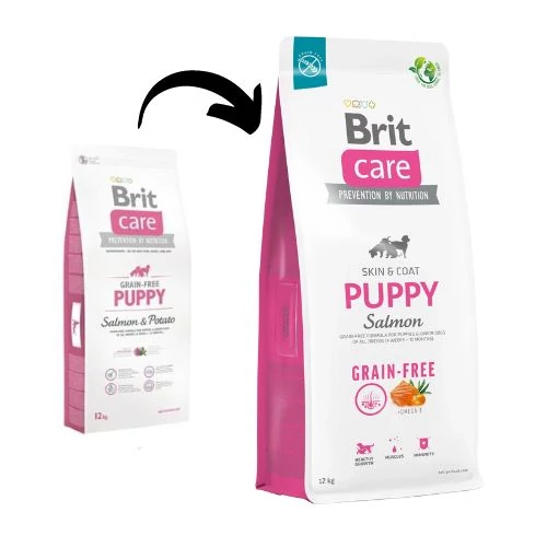 Brit Care Grain-free Puppy Salmon & Potato 1 kg kutyatáp