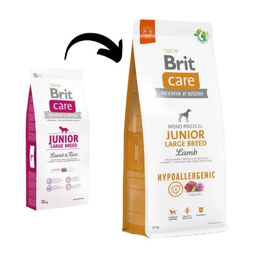 Brit Care Junior Large Breed Lamb & Rice 12 kg kutyatáp