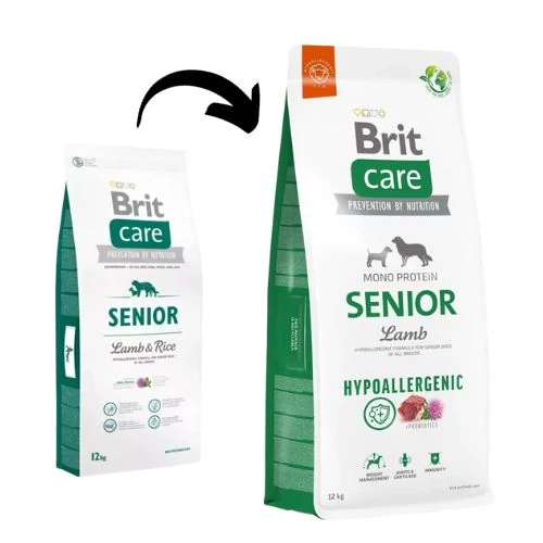 Brit Care Senior Lamb & Rice 3 kg kutyatáp
