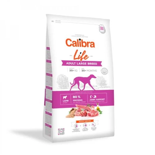 Calibra Dog Life Adult Large Breed Lamb kutyatáp 12 kg