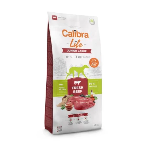 Calibra Dog Life Junior Large Breed Fresh Beef kutyatáp 12 kg