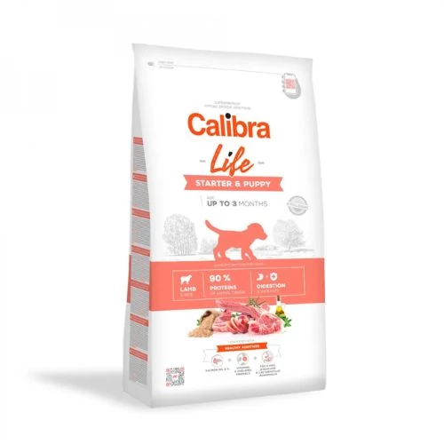 Calibra Dog Life Starter & Puppy Lamb kutyatáp 2,5 kg