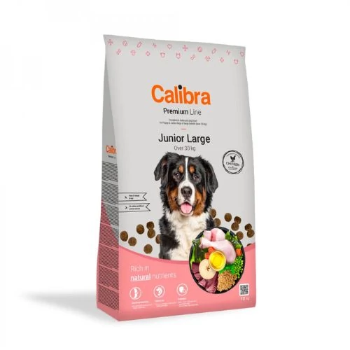Calibra Dog Premium Line Junior Large kutyatáp 12 kg