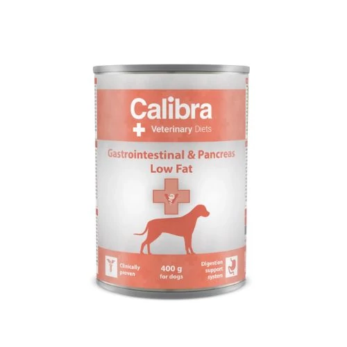 Calibra VD Dog Gastrointestinal Low Fat konzerv 400g