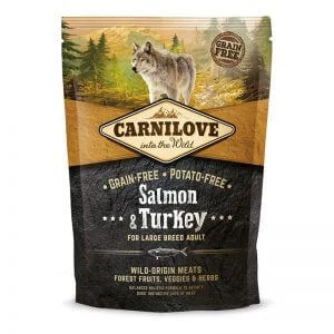 CarniLove Adult Large Lazac&Pulyka 1,5kg kutyatáp