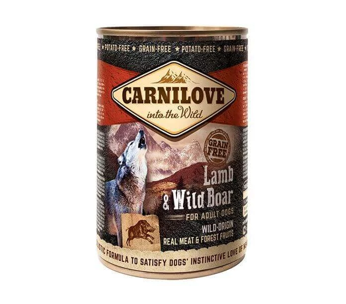 CarniLove Konzerv Adult Bárány-Vaddisznó 400gr