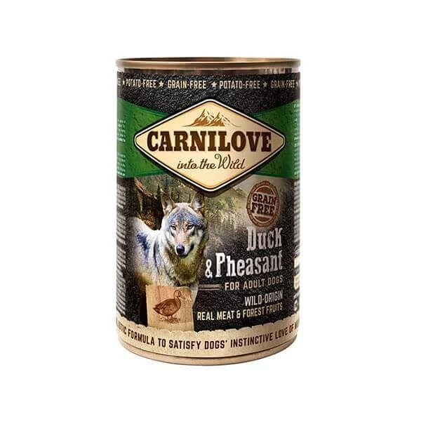 CarniLove Konzerv Adult Kacsa-Fácán 400gr-12x400