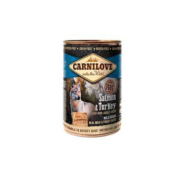 CarniLove Konzerv Adult Lazac-Pulyka 400gr