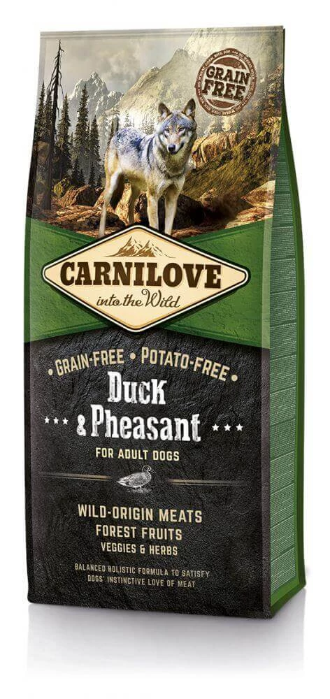 Carnilove Adult Kacsa-Fácán- Duck & Pheasant 12kg kutyatáp