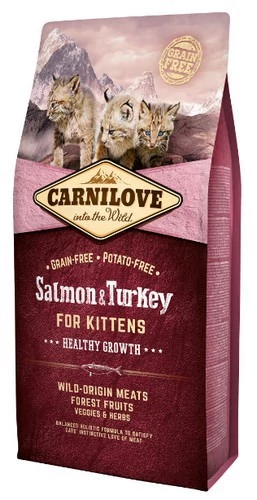 Carnilove Cat Kitten Salmon&Turkey - Healthy Growth 400g