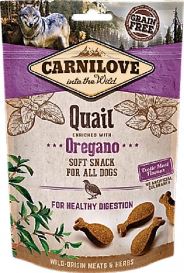Carnilove Dog Semi Moist  Fürj és Oregánó 200g