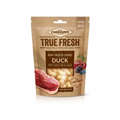 Carnilove True Fresh Raw Freeze-Dried Snack Duck With Red Fruits-Kacsa Bogyós Gyümölcsökkel 40g
