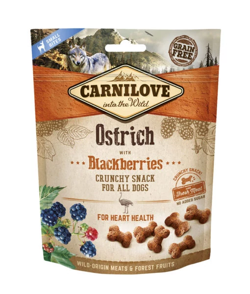 Carnilove Dog Crunchy Snack Strucchús Szederrel 200g