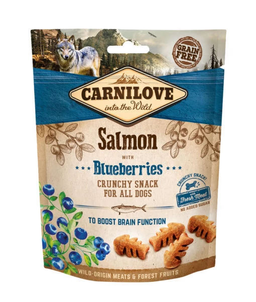 Carnilove Dog Crunchy Snack Lazac Áfonyával 200g