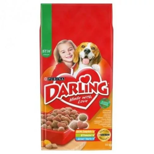 Darling Csirke és Pulyka Ízletes Keverékével Száraz Kutyaeledel 15kg