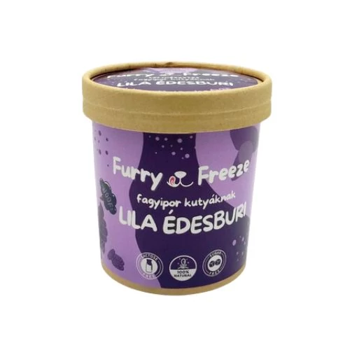 Furry Freeze fagyipor kutyáknak - Lila Édesburgonya 60g